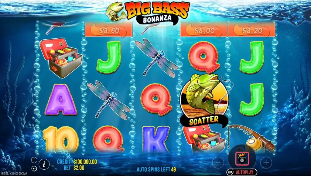لعبة Big Bass Bonanza