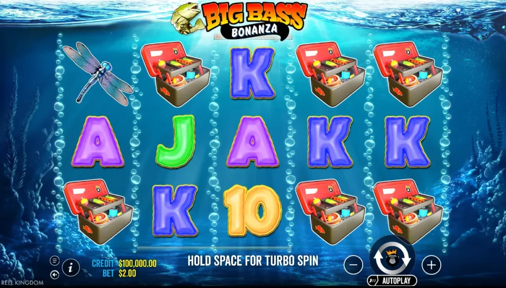 واجهة Big Bass Bonanza